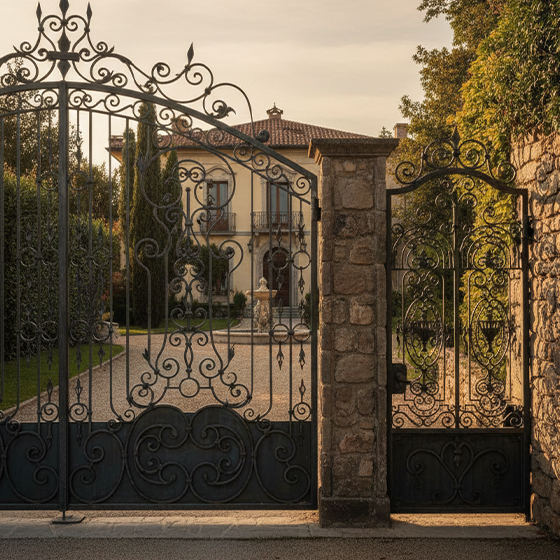 Velike i male kapije od kovanog gvožđa